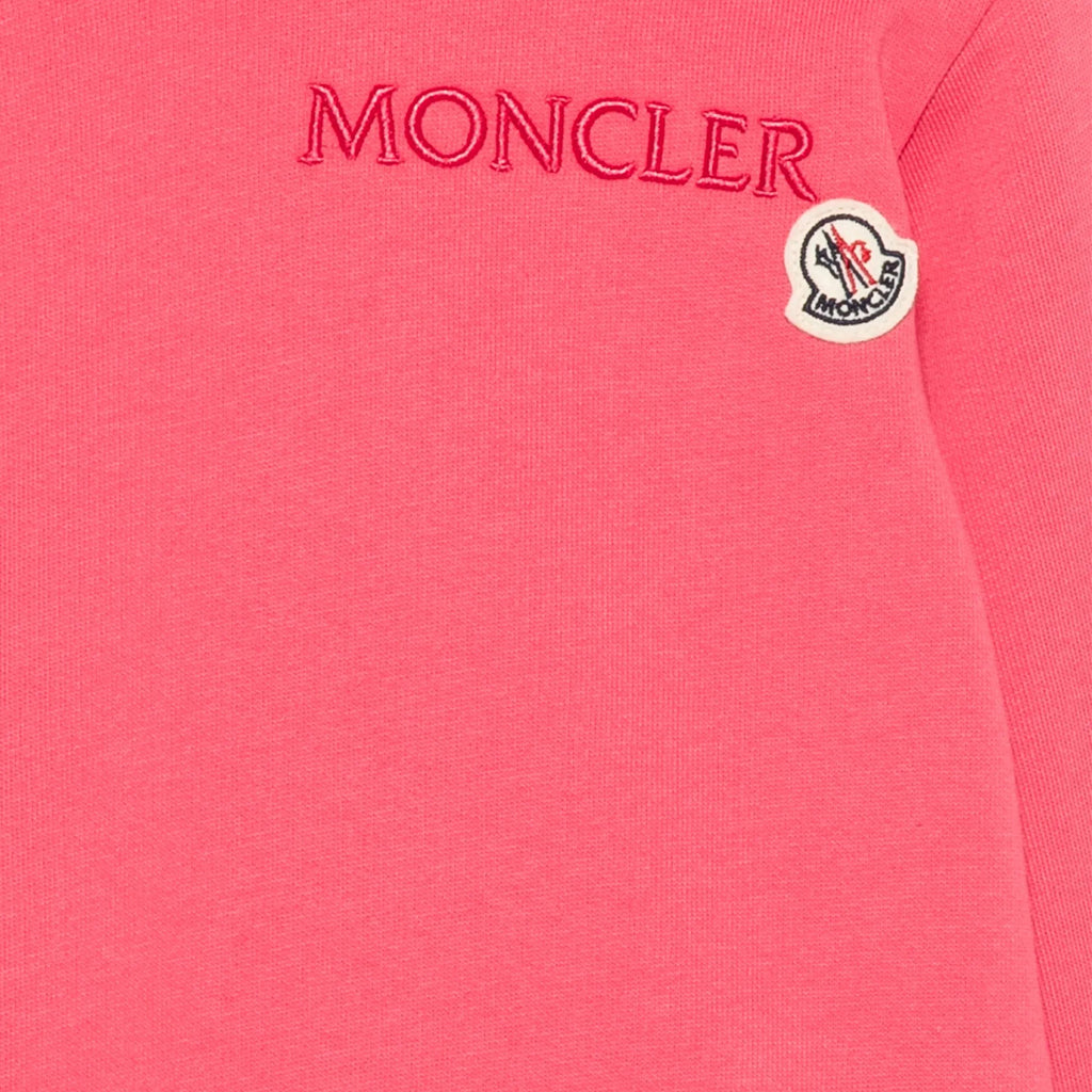 Moncler Enfant Brushed Cotton Fleece Hoodie