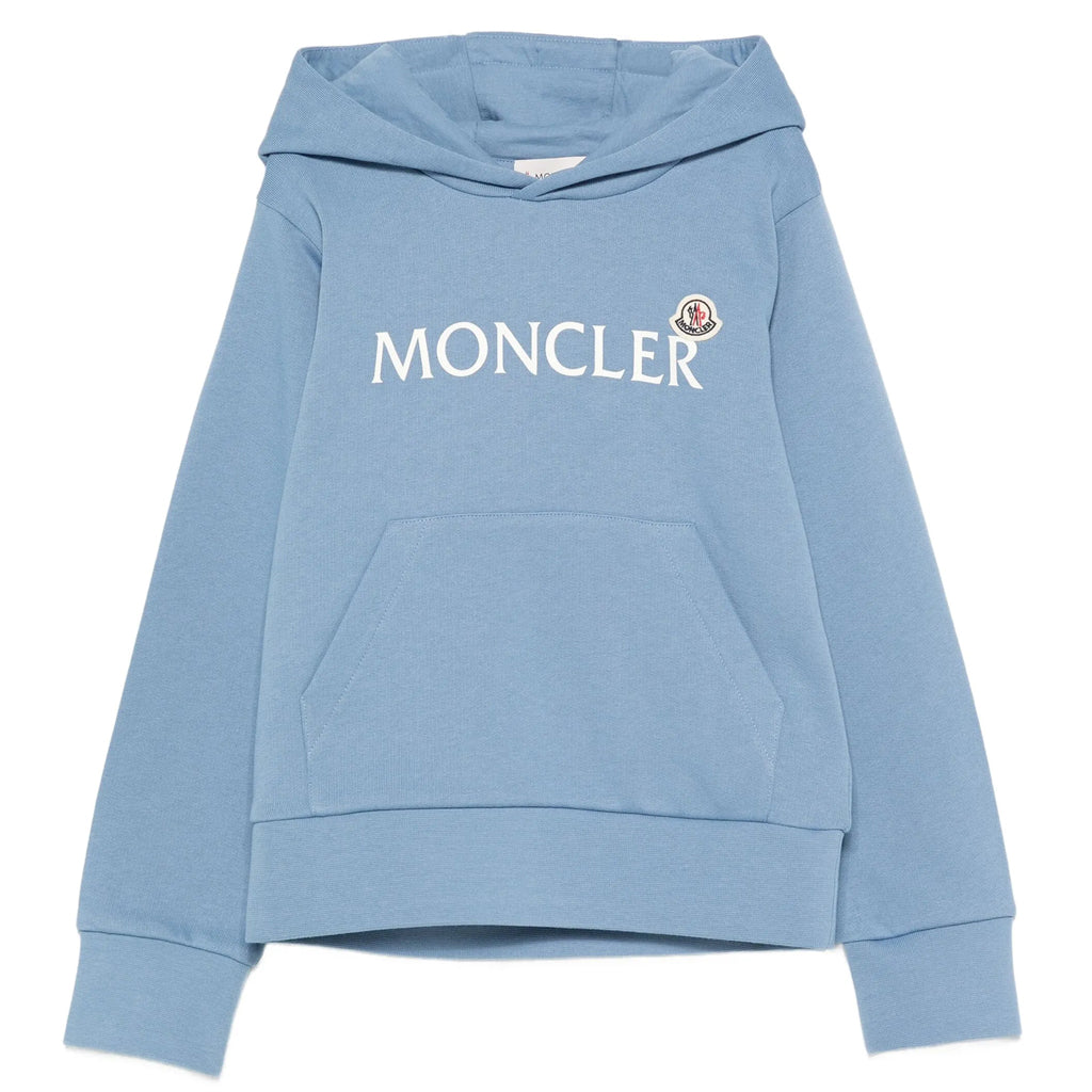 Moncler Enfant Brushed Cotton Fleece Hoodie