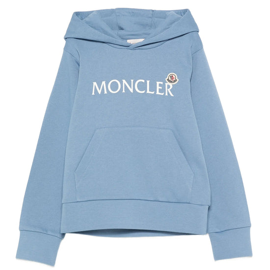 Moncler Enfant Brushed Cotton Fleece Hoodie