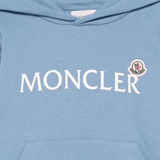 Moncler Enfant Brushed Cotton Fleece Hoodie