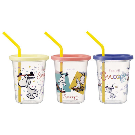 Skater Snoopy Skateboard Tumbler Set