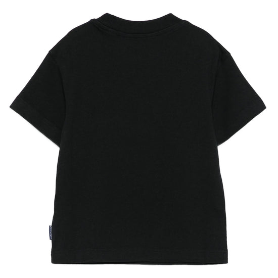 Palm Angels Kids Neck Logo Regular T-shirt