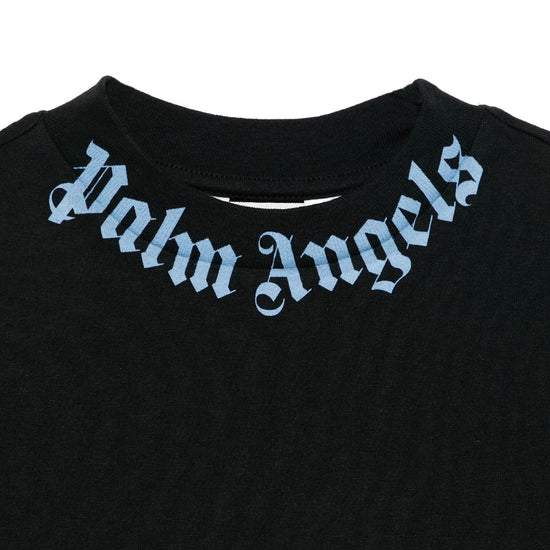 Palm Angels Kids Neck Logo Regular T-shirt