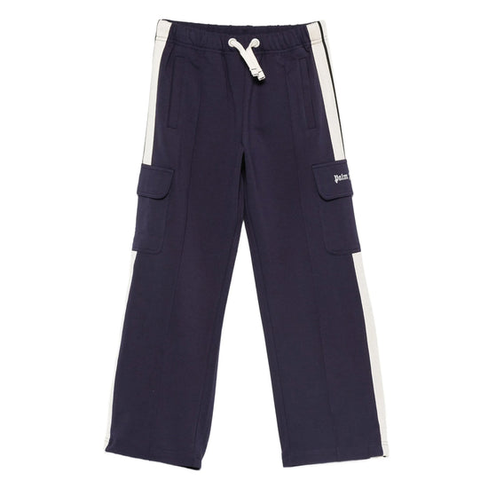 Palm Angels Kids PA New Track Cargo Loose Pant