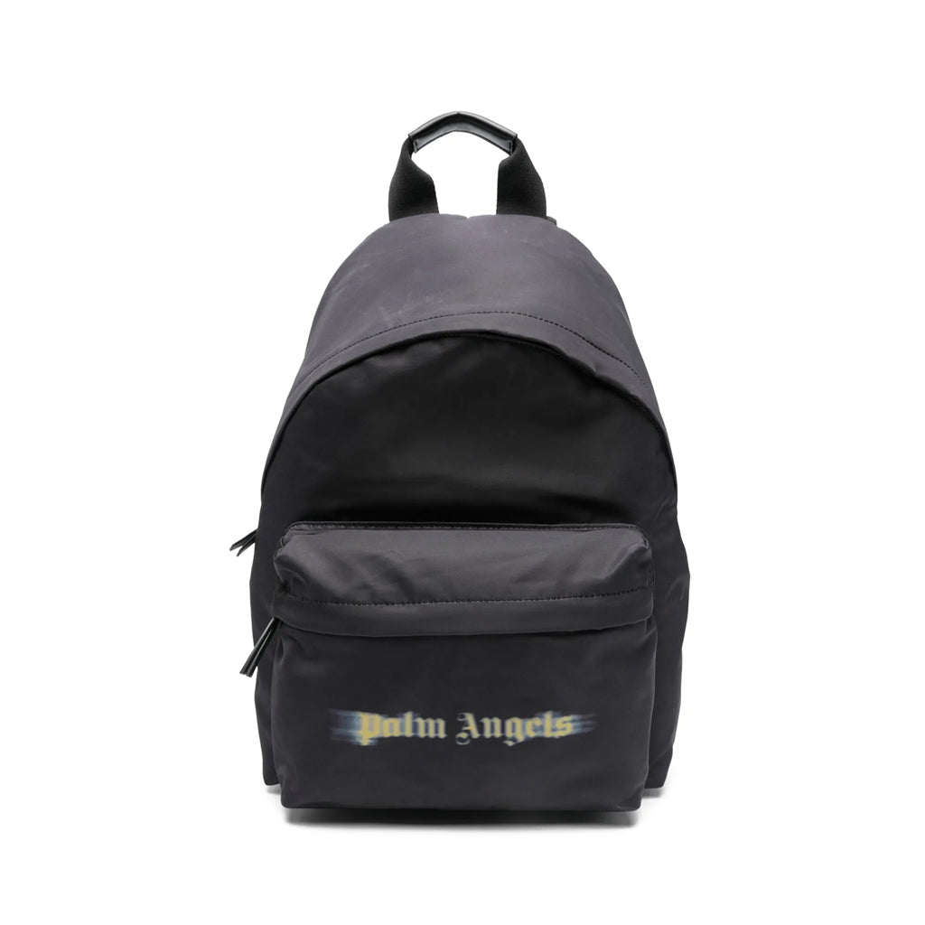 Palm Angels Kids Blurred Logo Big Backpack