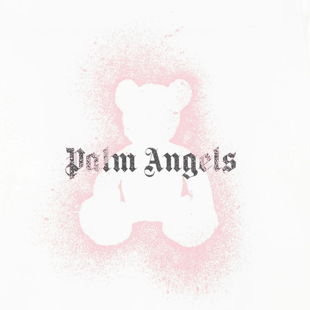Palm Angels Kids PA Spray Bear Reg Tee