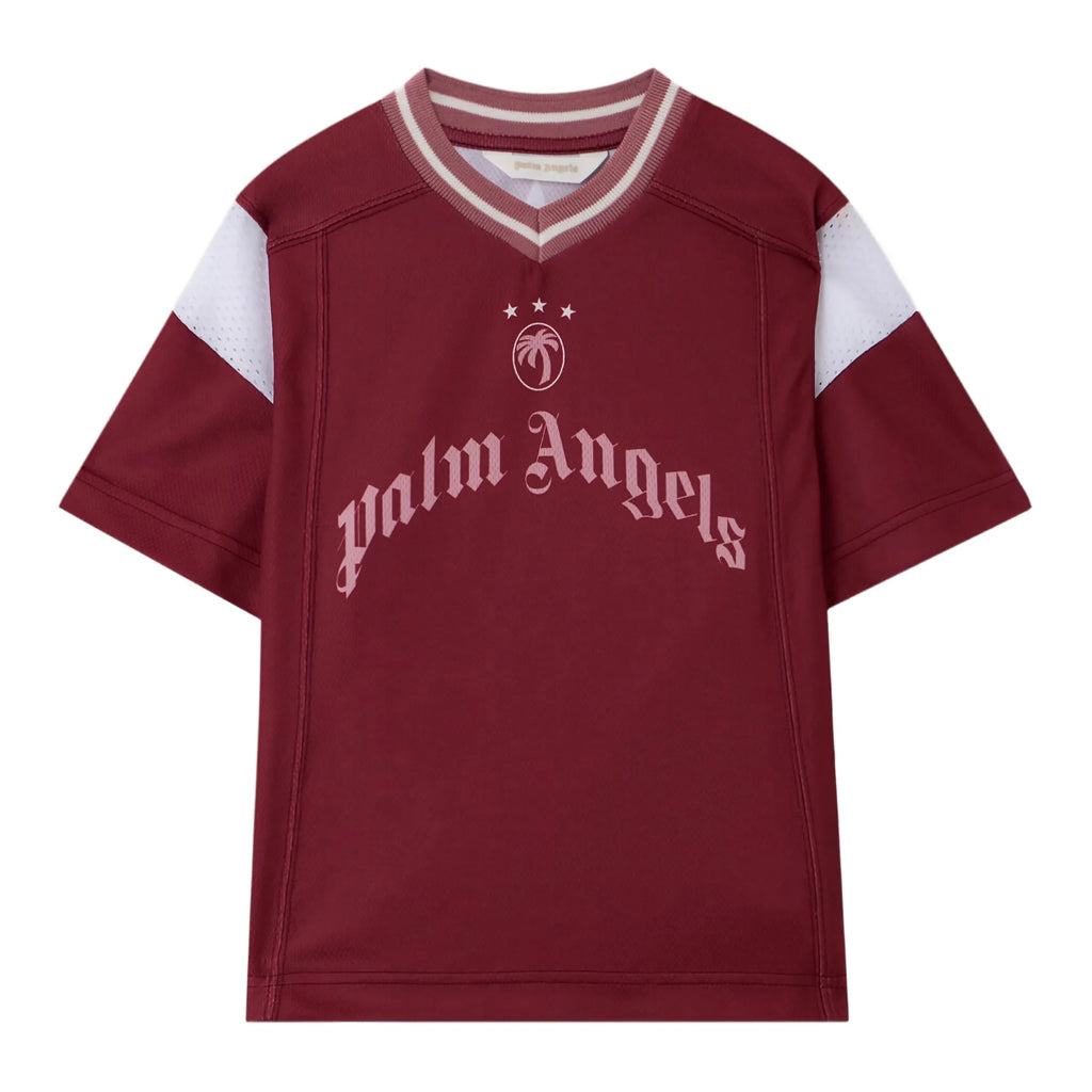 Palm Angels Kids Team Palm Soccer Crop Tee