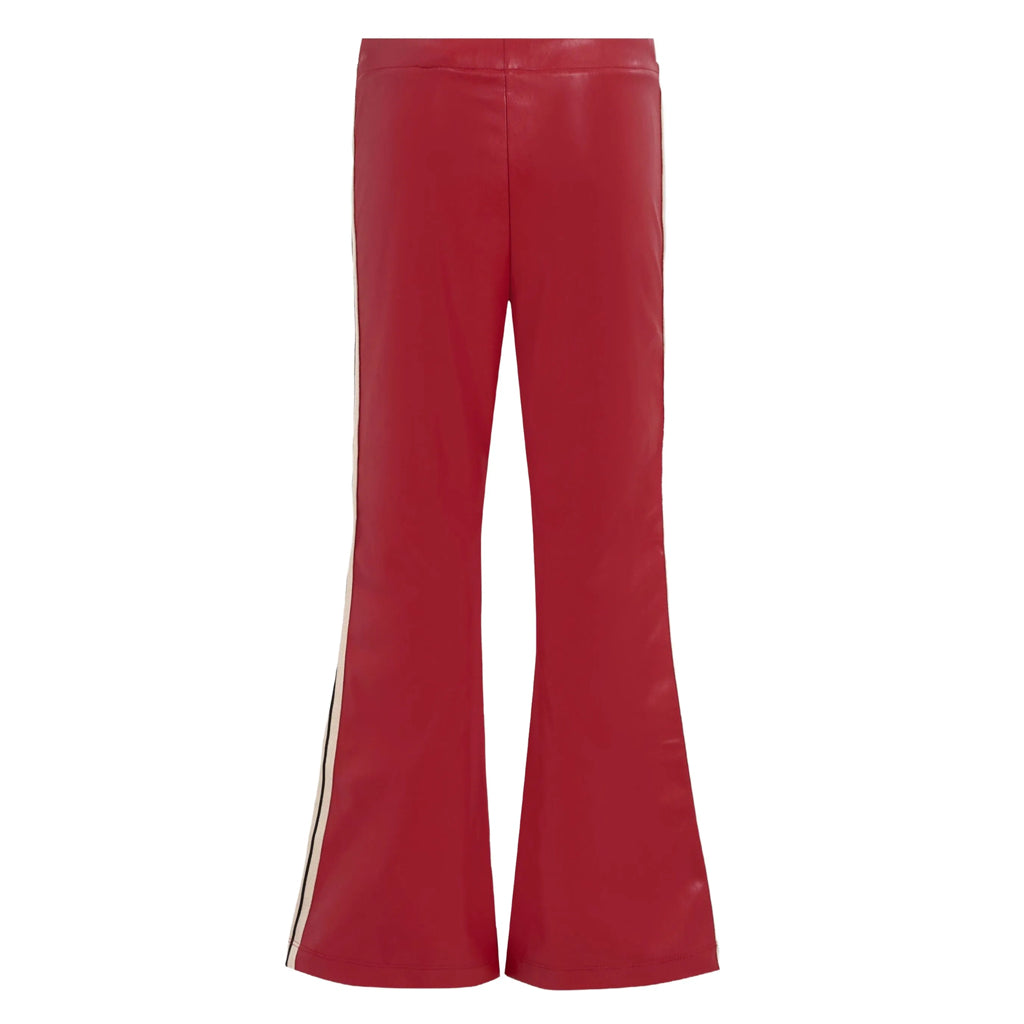 Palm Angels Kids PA Coated Track Flare Pant