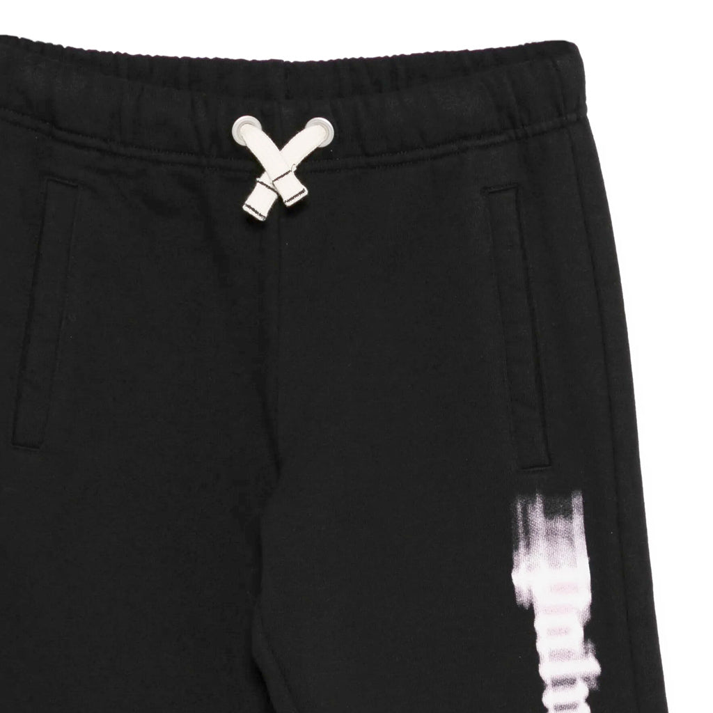 Palm Angels Kids Blurred Logo Regular Sweatpants