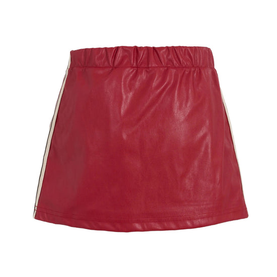 Palm Angels Kids PA Coated Track Mini Skirt