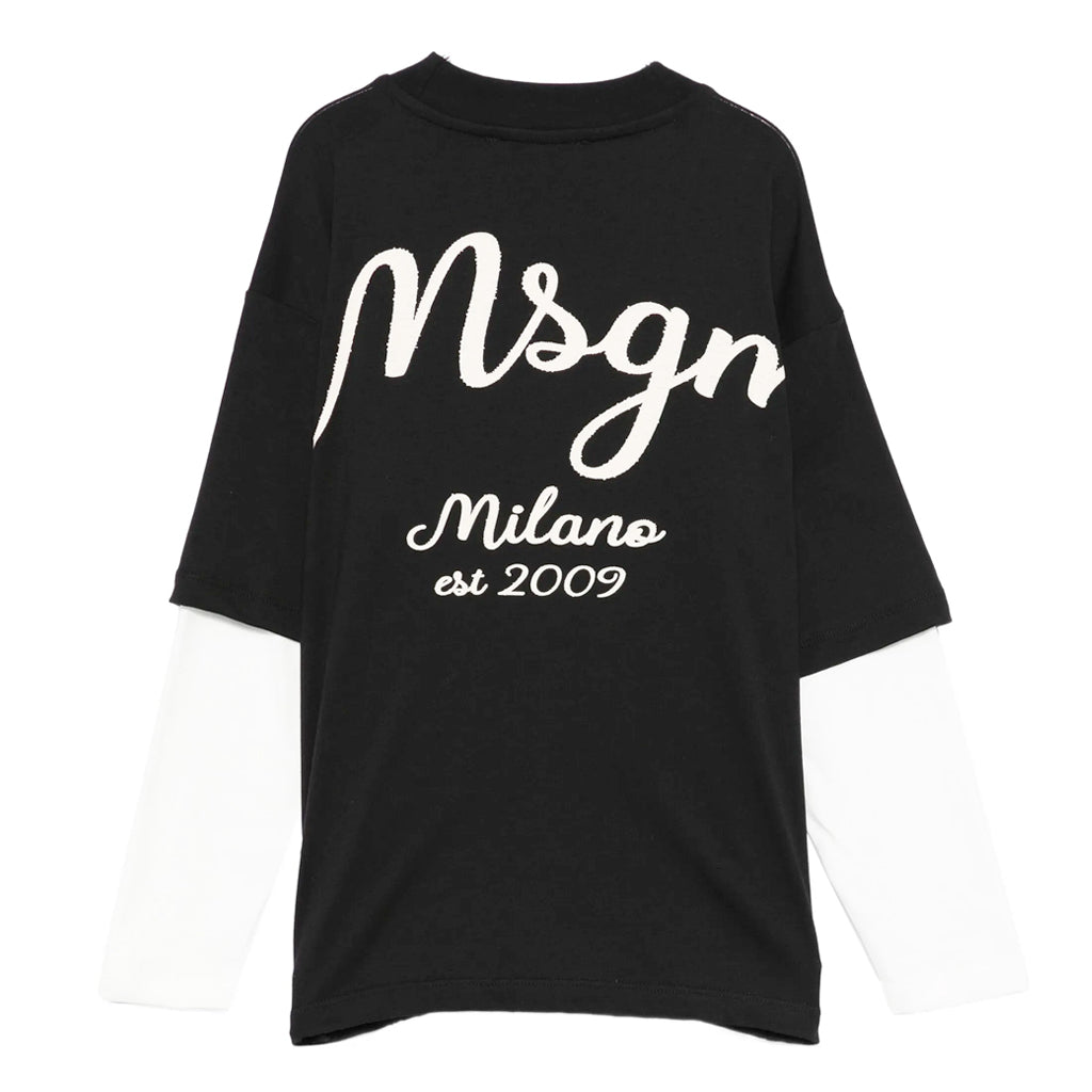 MSGM Kids Logo Layer T-shirt