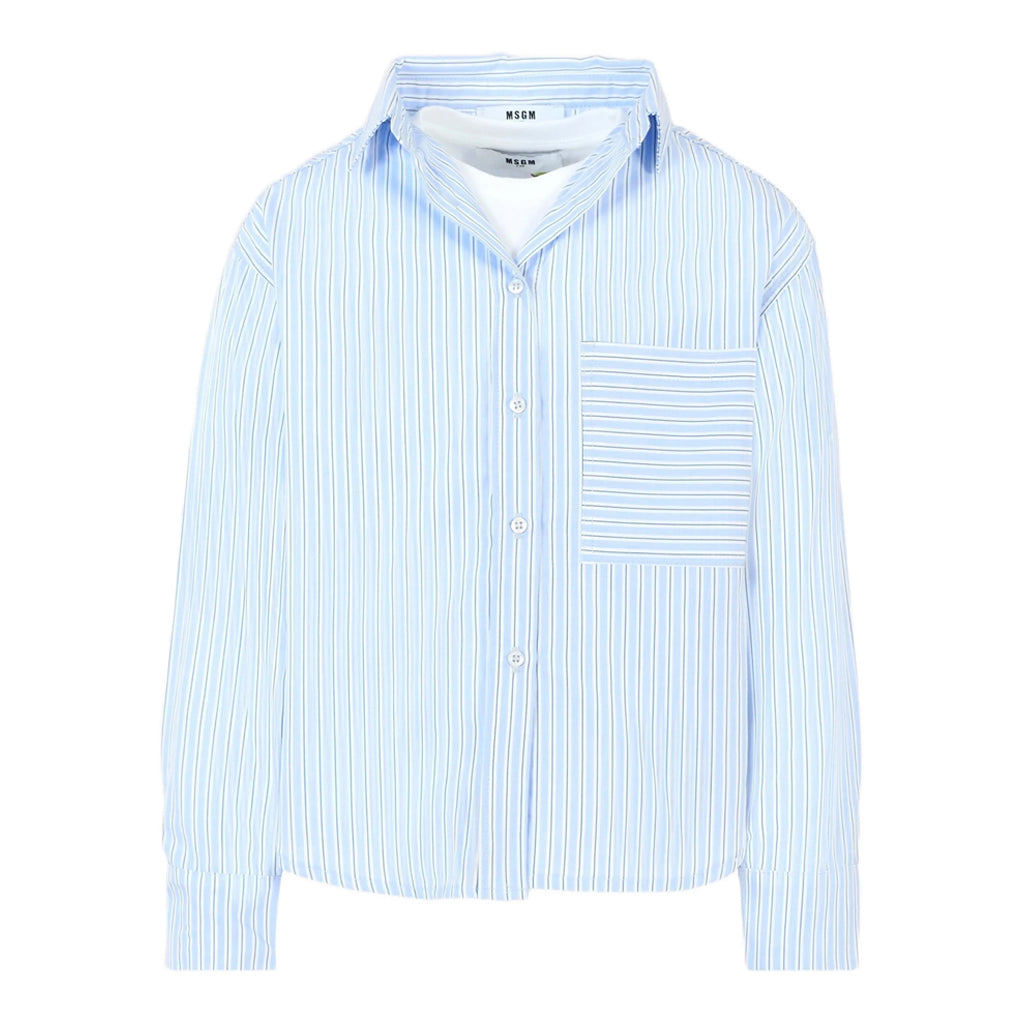 MSGM Kids T-shirt and Shirt Set