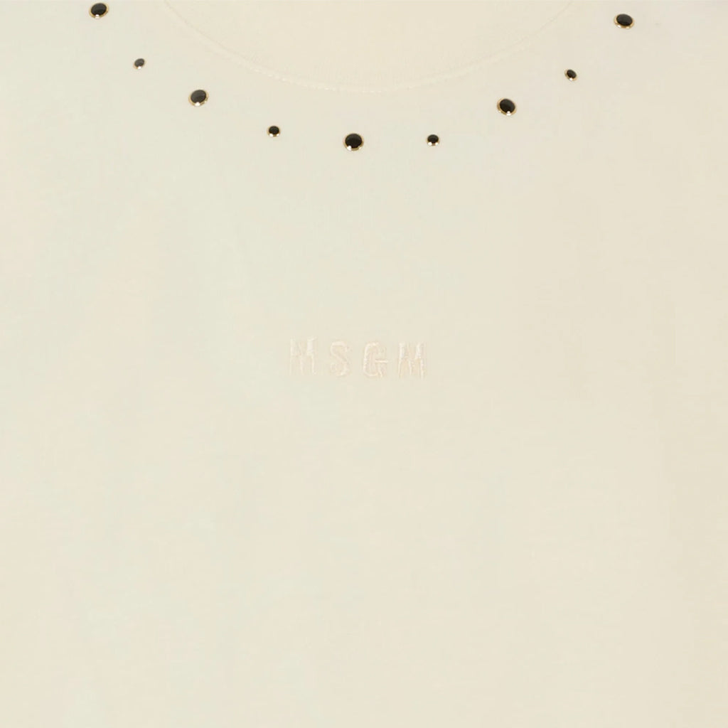 MSGM Kids Stud Logo T-shirt