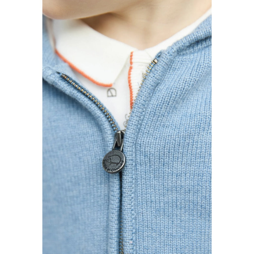 Tartine Et Chocolat Wool Viscose Mix Cardigan