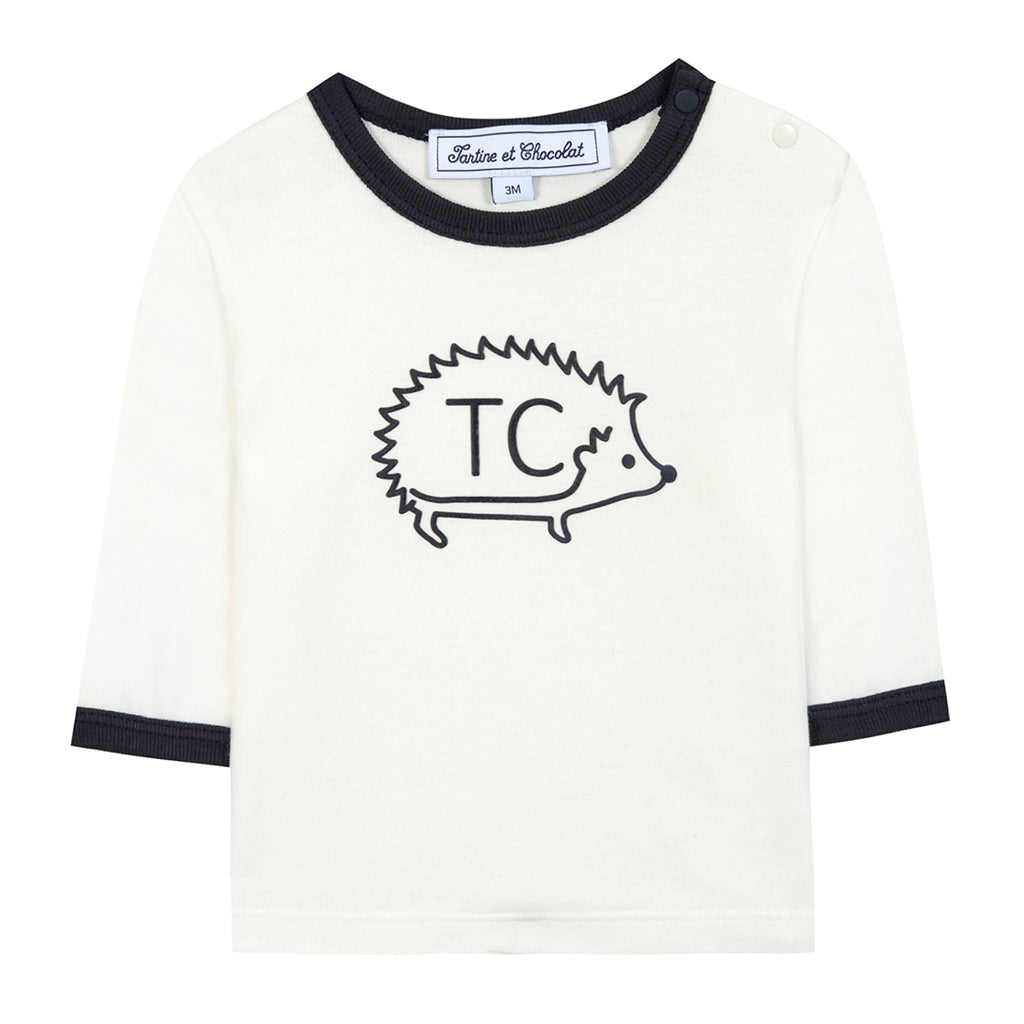 Tartine Et Chocolat Hedgehog Print T-shirt