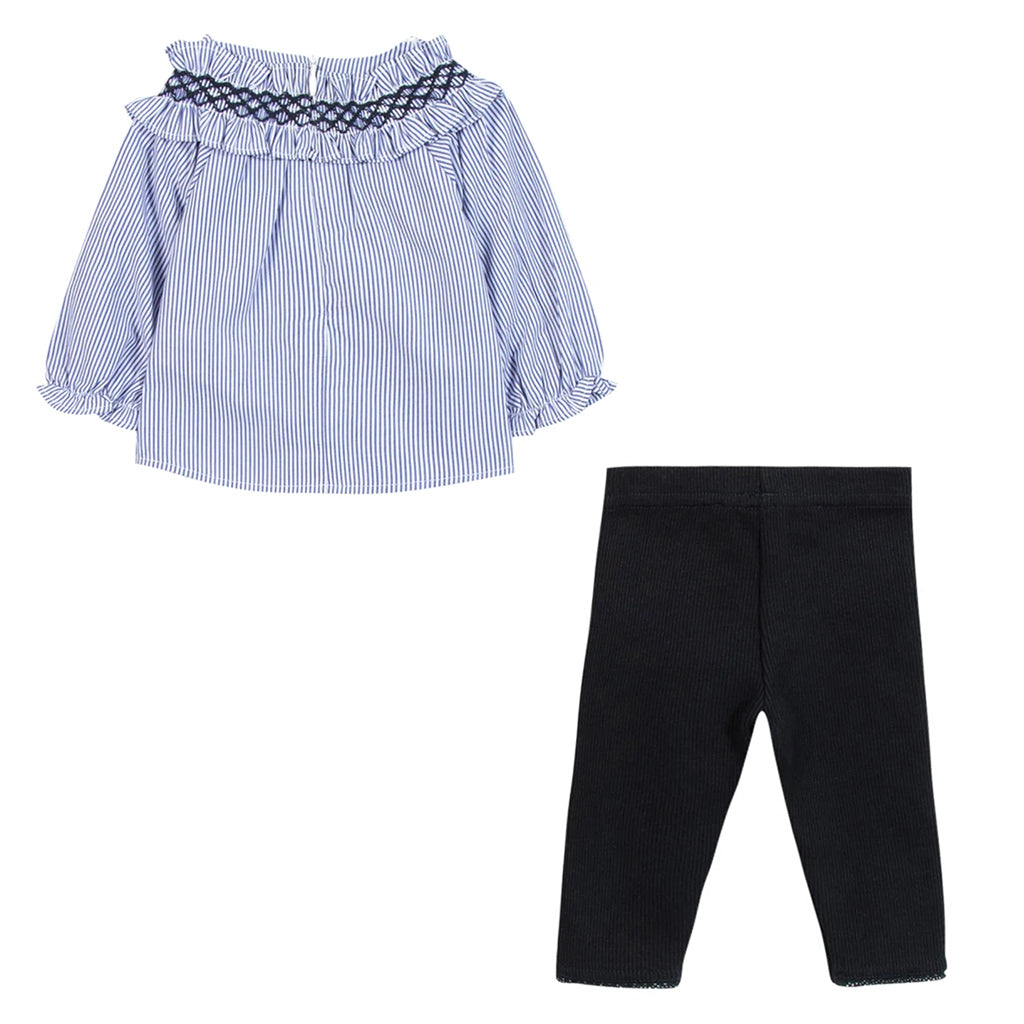Tartine Et Chocolat Blouse With Legging Set