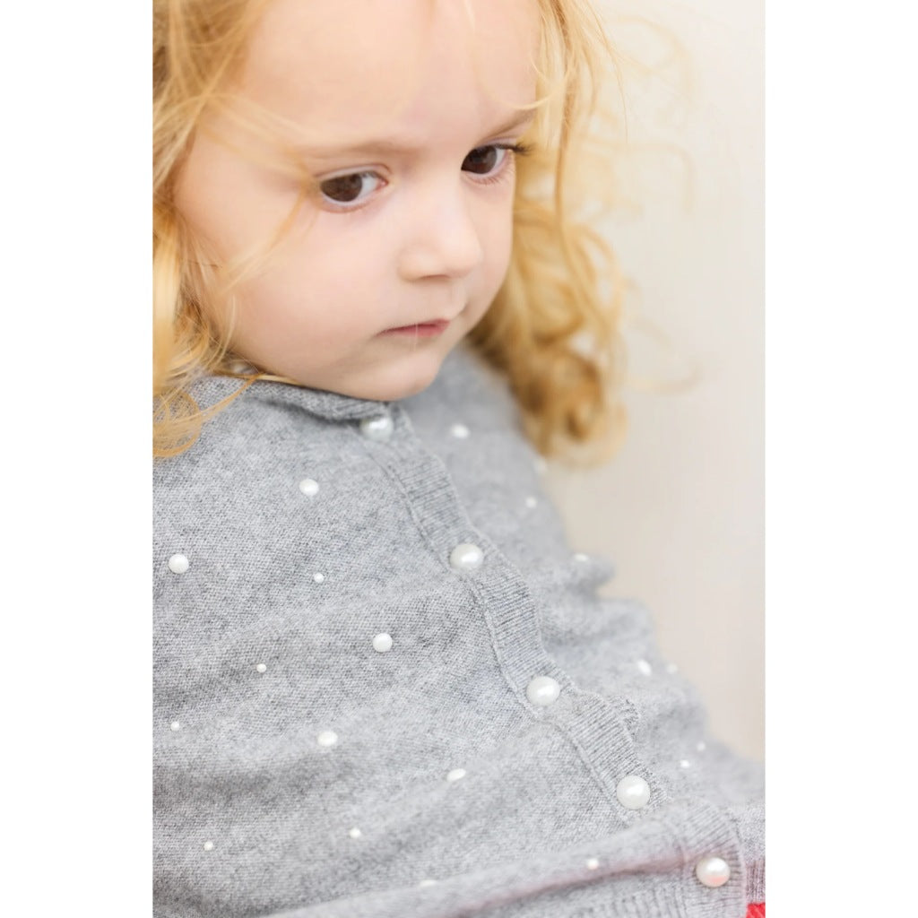 Tartine Et Chocolat Pearlie Wool Cardigan