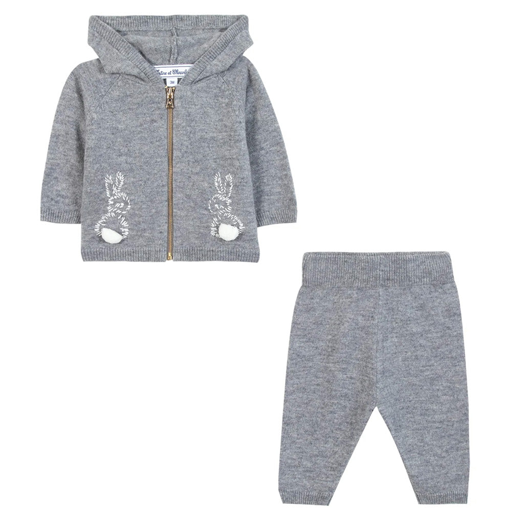 Tartine Et Chocolat Cashmere Wool Mix Set