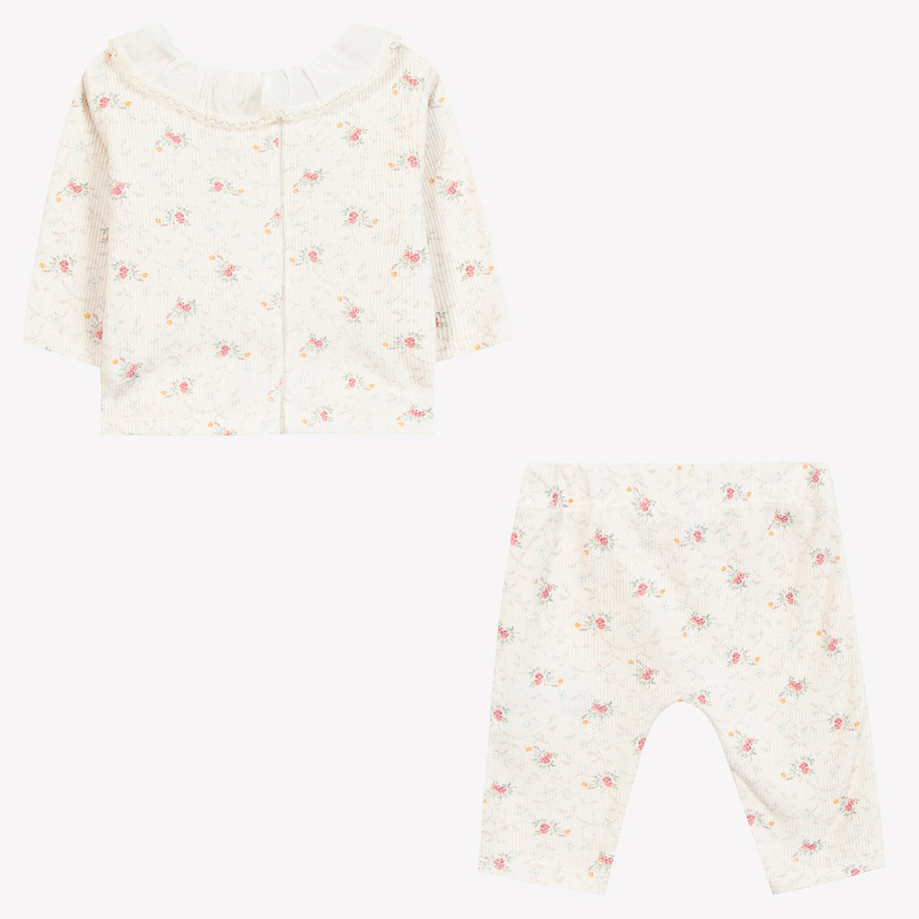 Tartine Et Chocolat Floral Print Top and Bottom Set