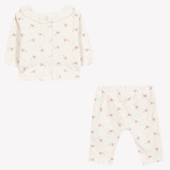 Tartine Et Chocolat Floral Print Top and Bottom Set