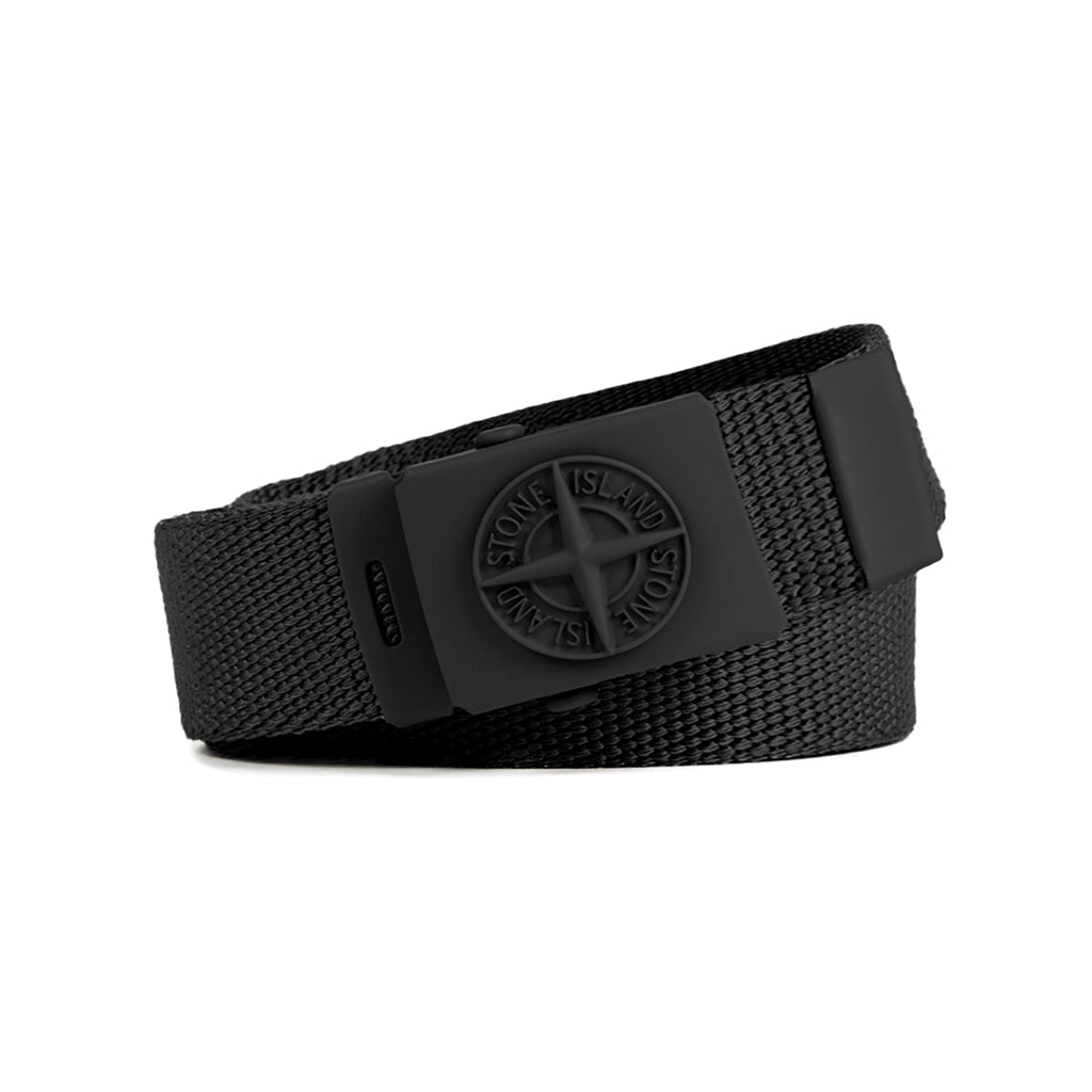 Stone Island Junior Logo Canvas Belt
