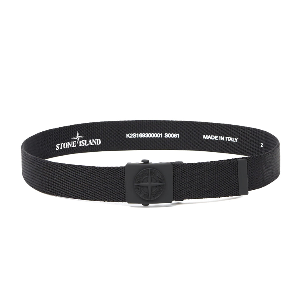 Stone Island Junior Logo Canvas Belt