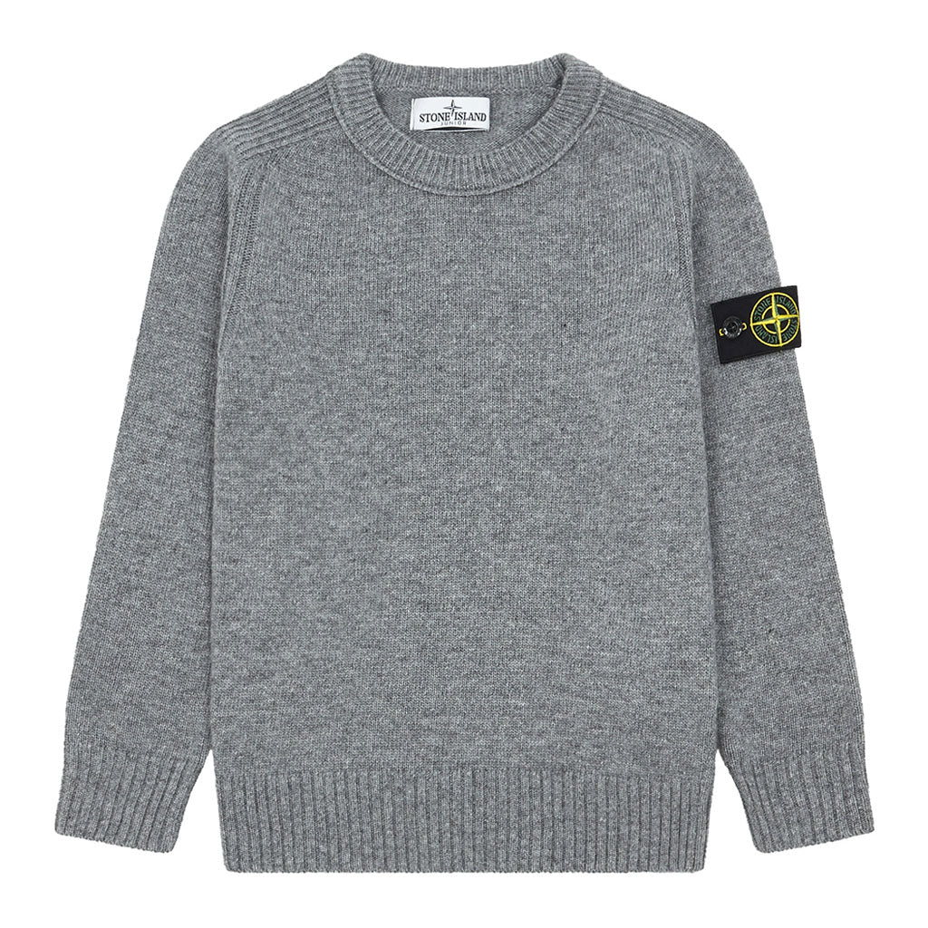 Stone Island Junior Wool and Cashmere Sweater