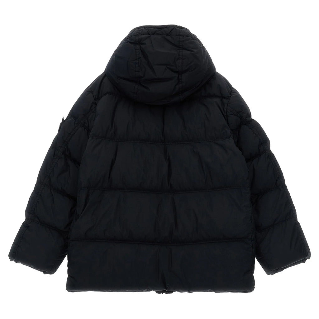 Stone Island Junior Crinkle Long Jacket