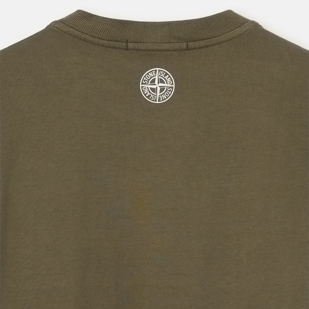 Stone Island Junior Forest Logo T-shirt
