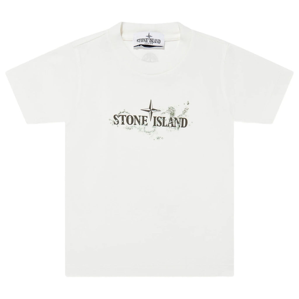 Stone Island Junior Forest Logo T-shirt