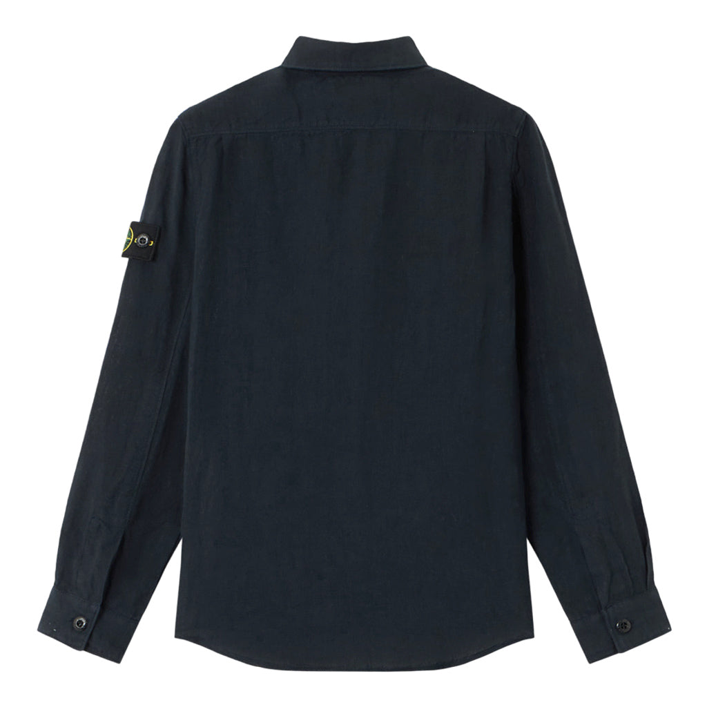 Stone Island Junior Logo Patch Shirt