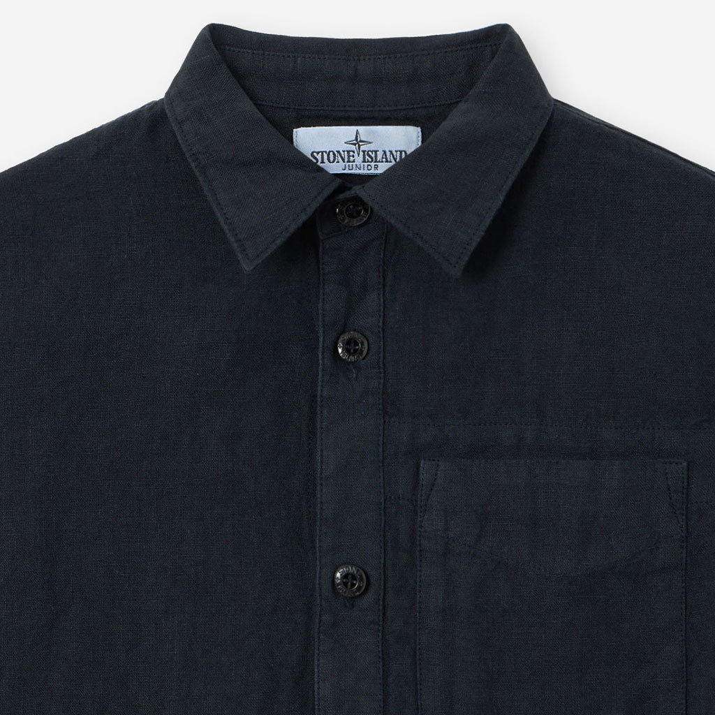 Stone Island Junior Logo Patch Shirt
