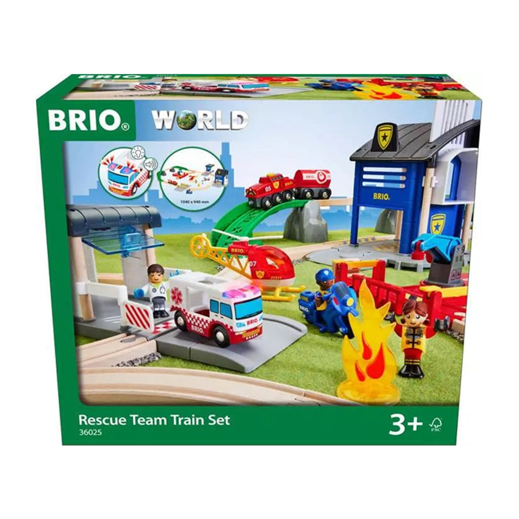BRIO Rescue Firefighting Train