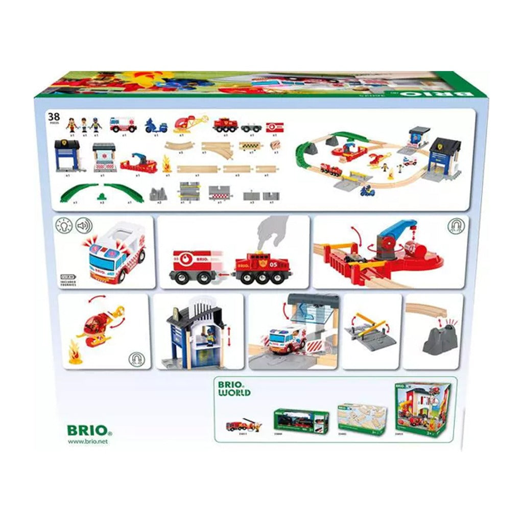 BRIO Rescue Firefighting Train