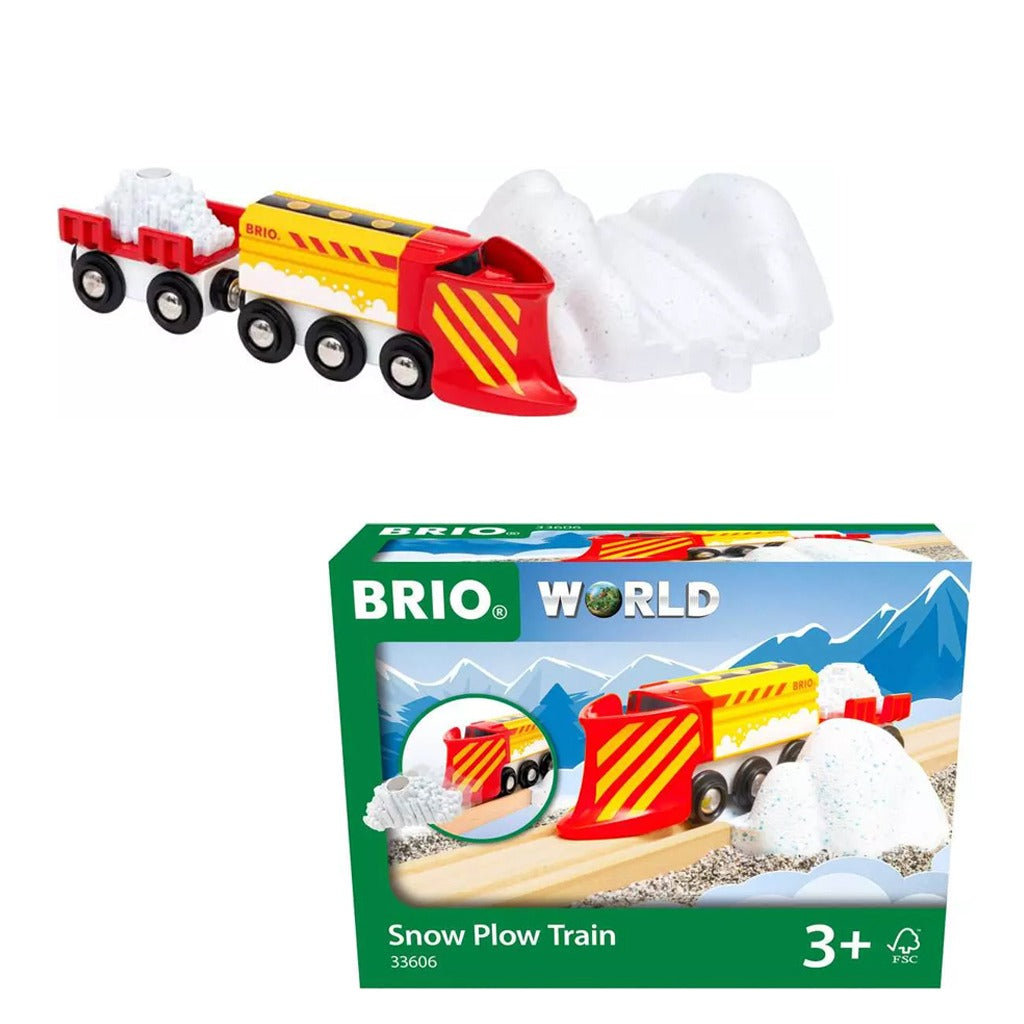 BRIO Snow Plow Train