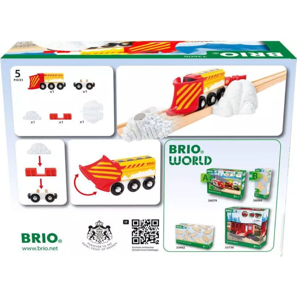 BRIO Snow Plow Train