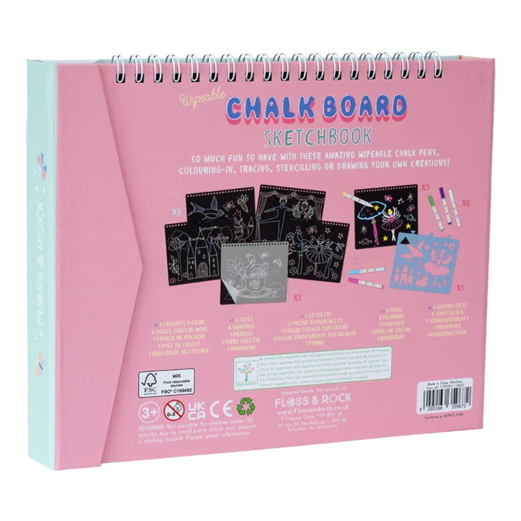Floss & Rock Chalkboard Sketchbook Enchanted