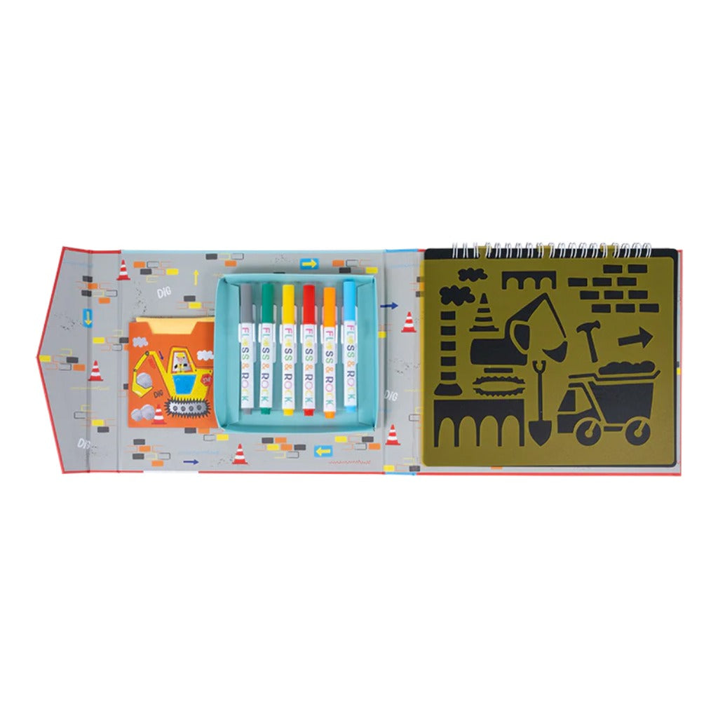 Floss & Rock Chalkboard Sketchbook Construction