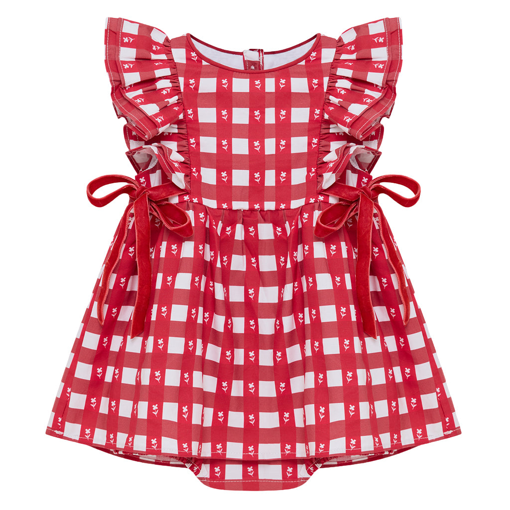 Little Harry Hampton Little Frill Romper Dress
