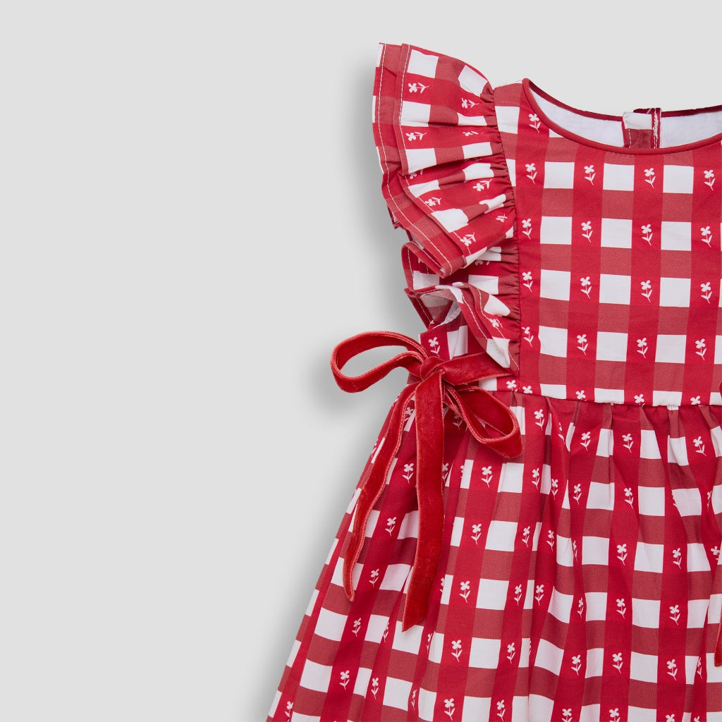 Little Harry Hampton Little Frill Romper Dress