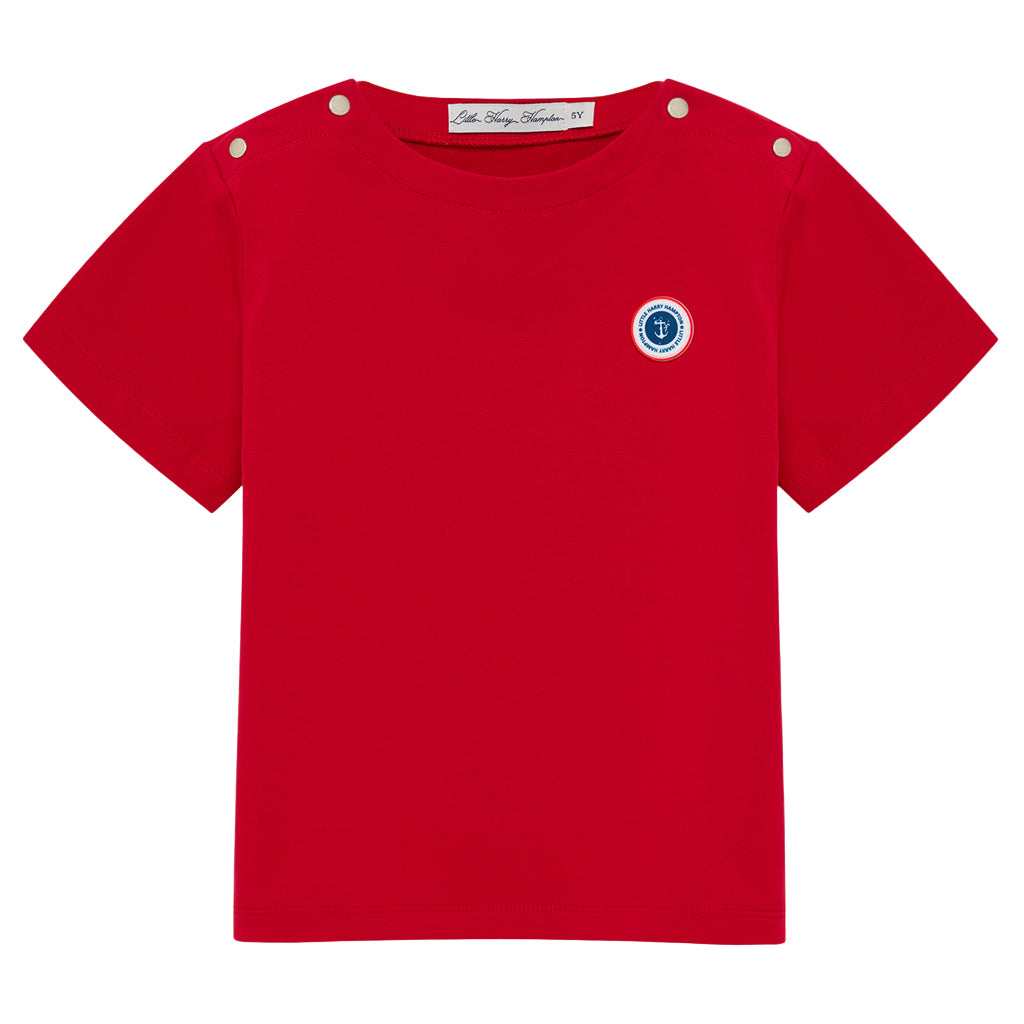 Little Harry Hampton Little Boat Neck T-shirt