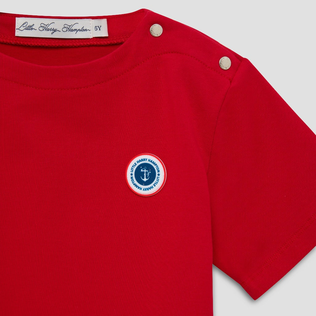 Little Harry Hampton Little Boat Neck T-shirt