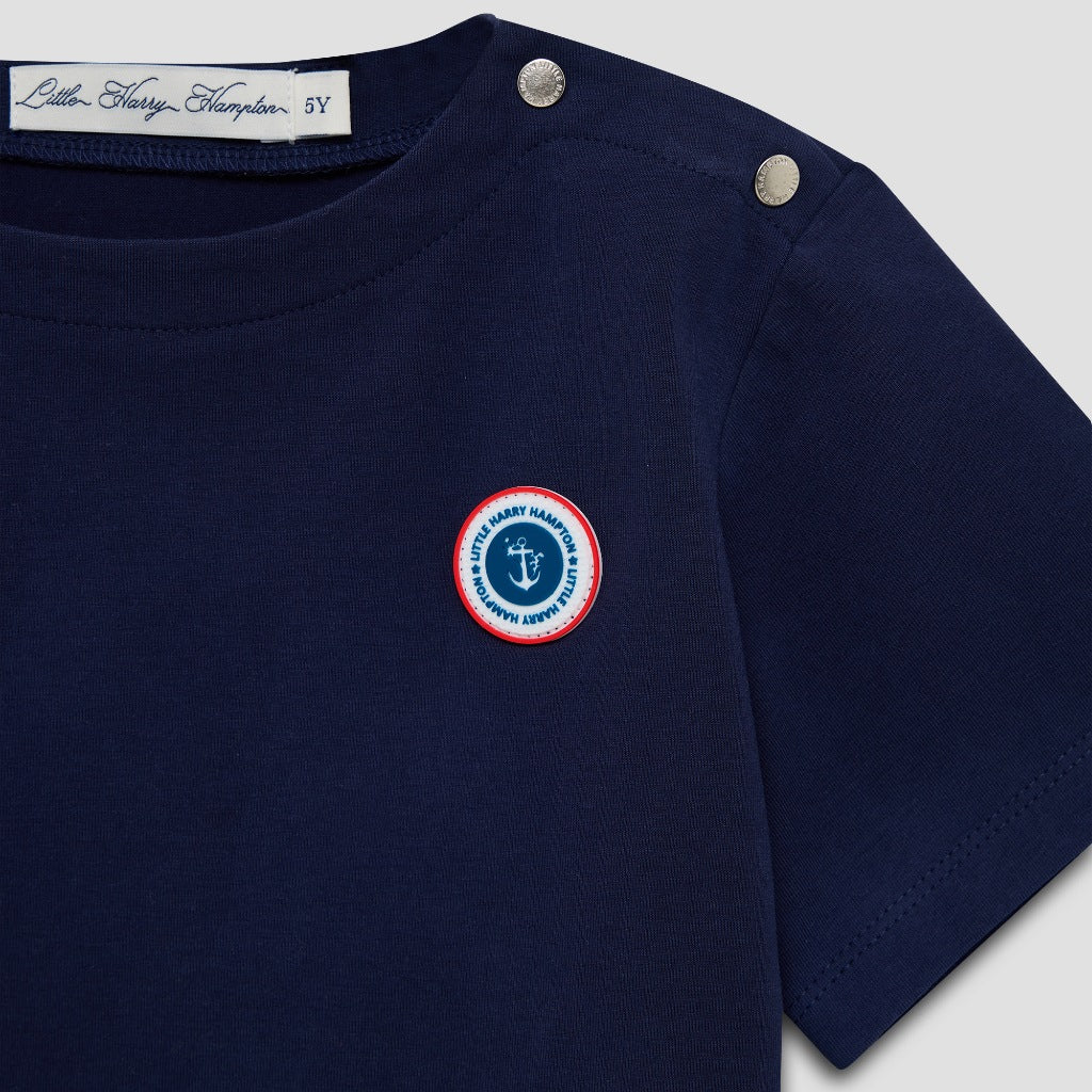 Little Harry Hampton Little Boat Neck T-shirt