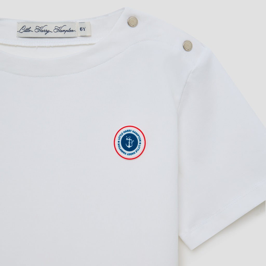 Little Harry Hampton Little Boat Neck T-shirt