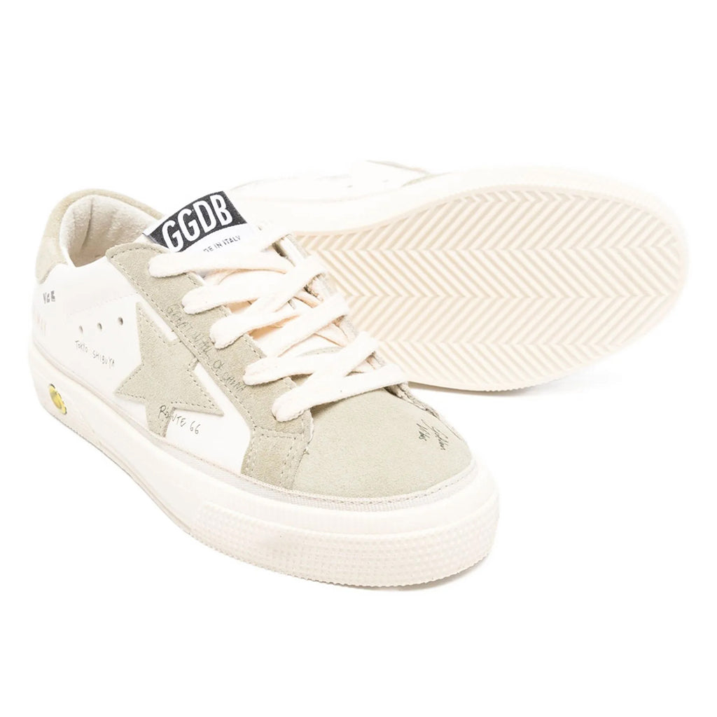 Golden Goose May Leather and Suede Star Sneakers