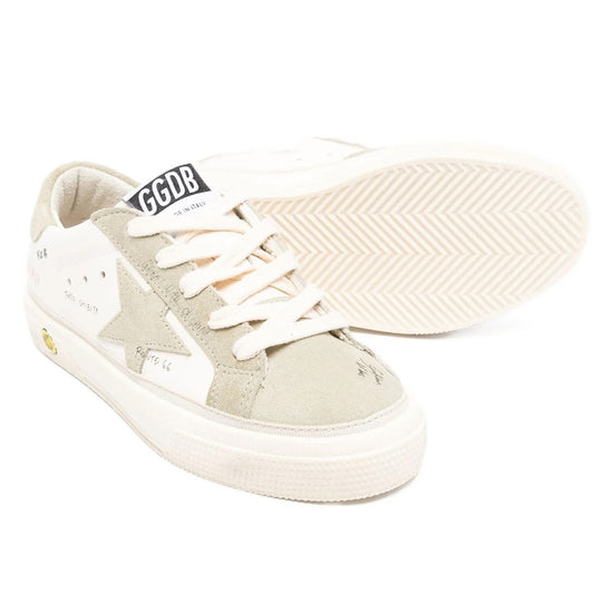 Golden Goose May Leather and Suede Star Sneakers