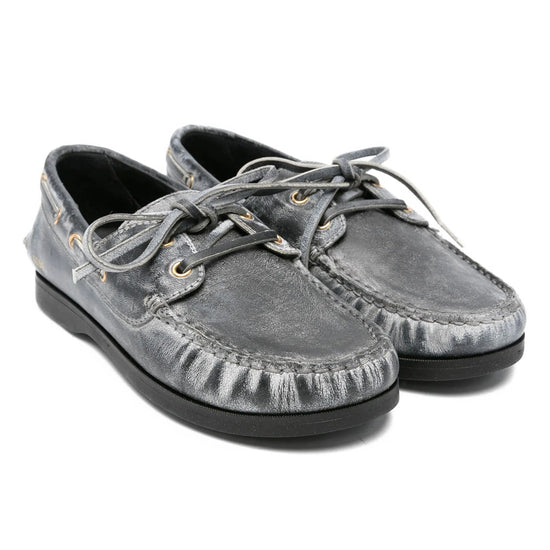 Golden Goose Distressed Leather Cruise Loafers