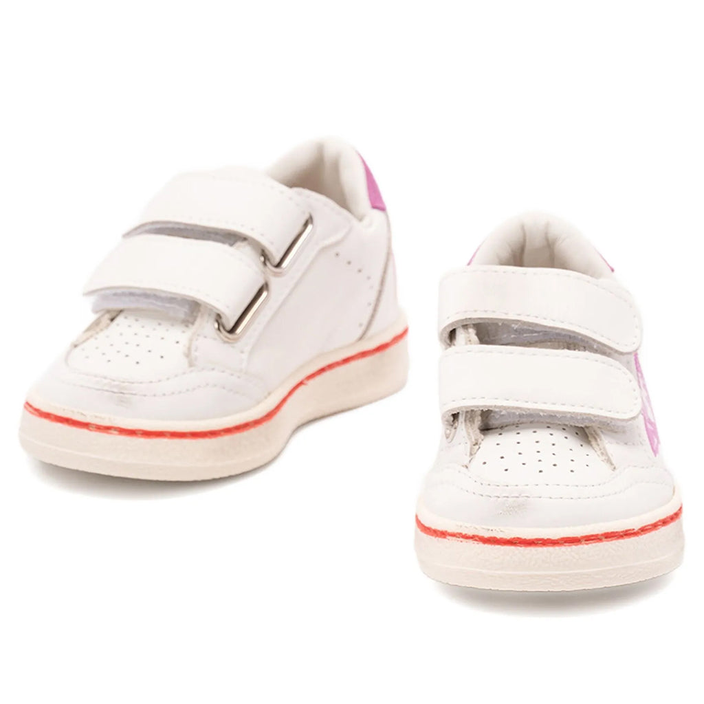 Golden Goose Ballstar Strap With Printed Star Leather Sneakers