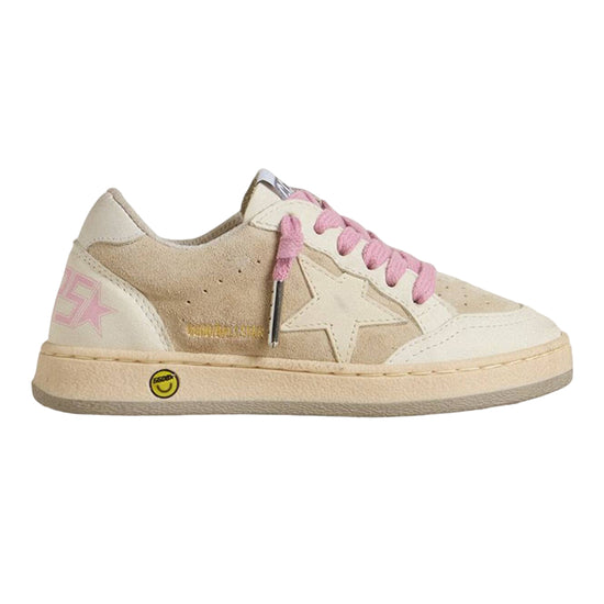 Golden Goose Ballstar Suede and Leather Star Sneakers