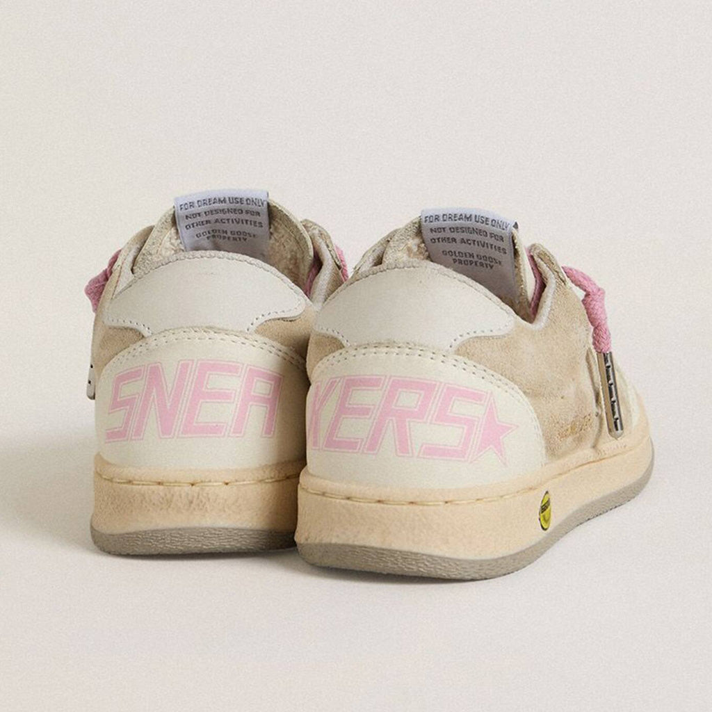 Golden Goose Ballstar Suede and Leather Star Sneakers